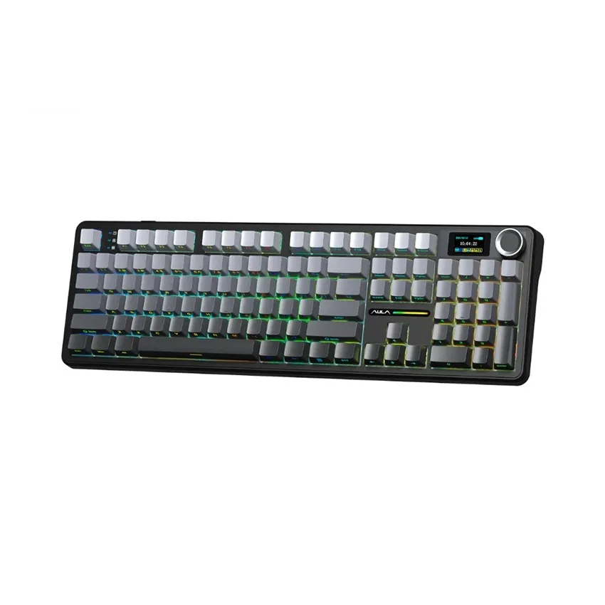 Bàn phím cơ gaming AULA F108 Pro (3 Mode/ Grey Black Gradient/ Nimbus Switch) thumb 2