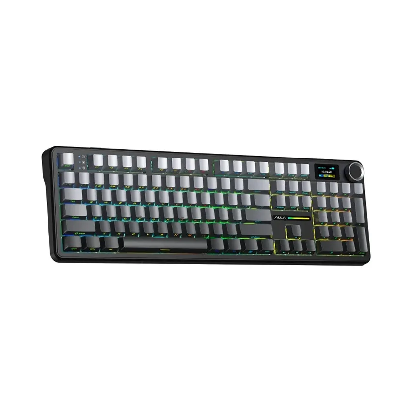 Bàn phím cơ gaming AULA F108 Pro (3 Mode/ Grey Black Gradient/ Nimbus Switch) thumb 3