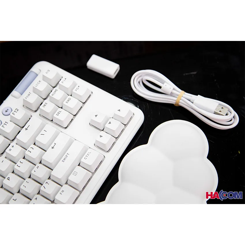 Bàn phím game không dây Logitech G715 TKL RGB Aurora Off White Linear (920-010693) thumb 8