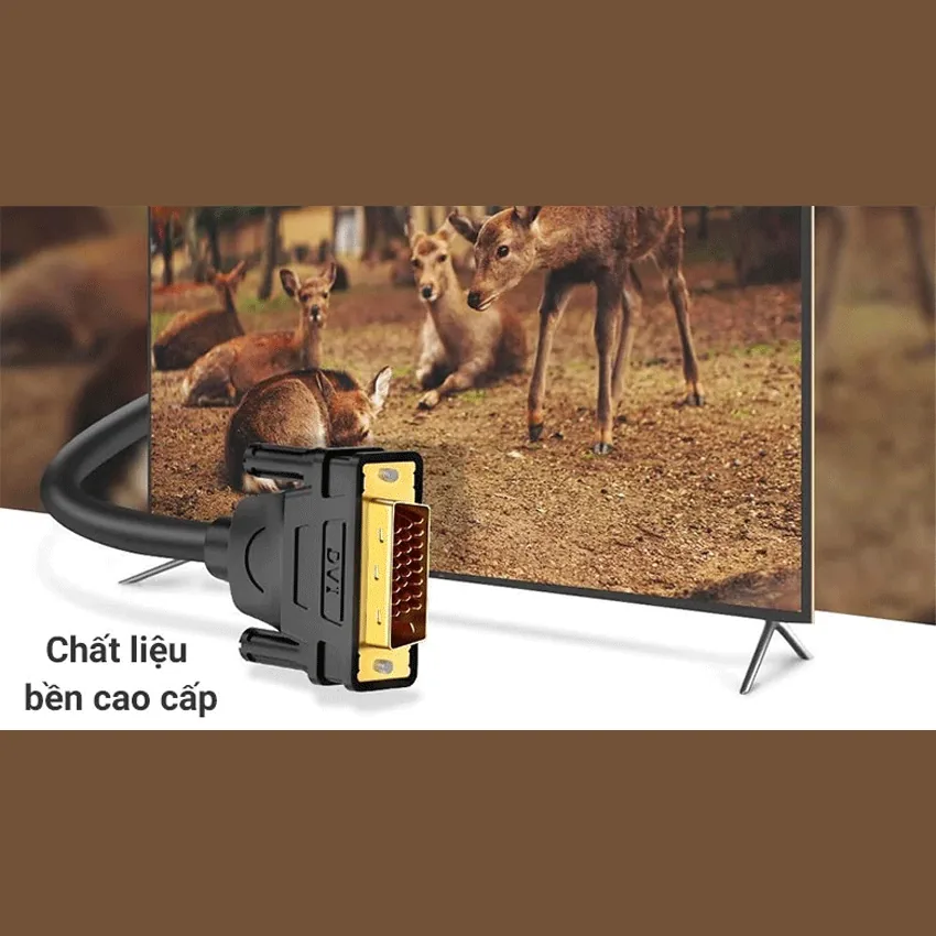 Cáp DVI to DVI 24 + 1 dài 3m Ugreen 11607 thumb 4