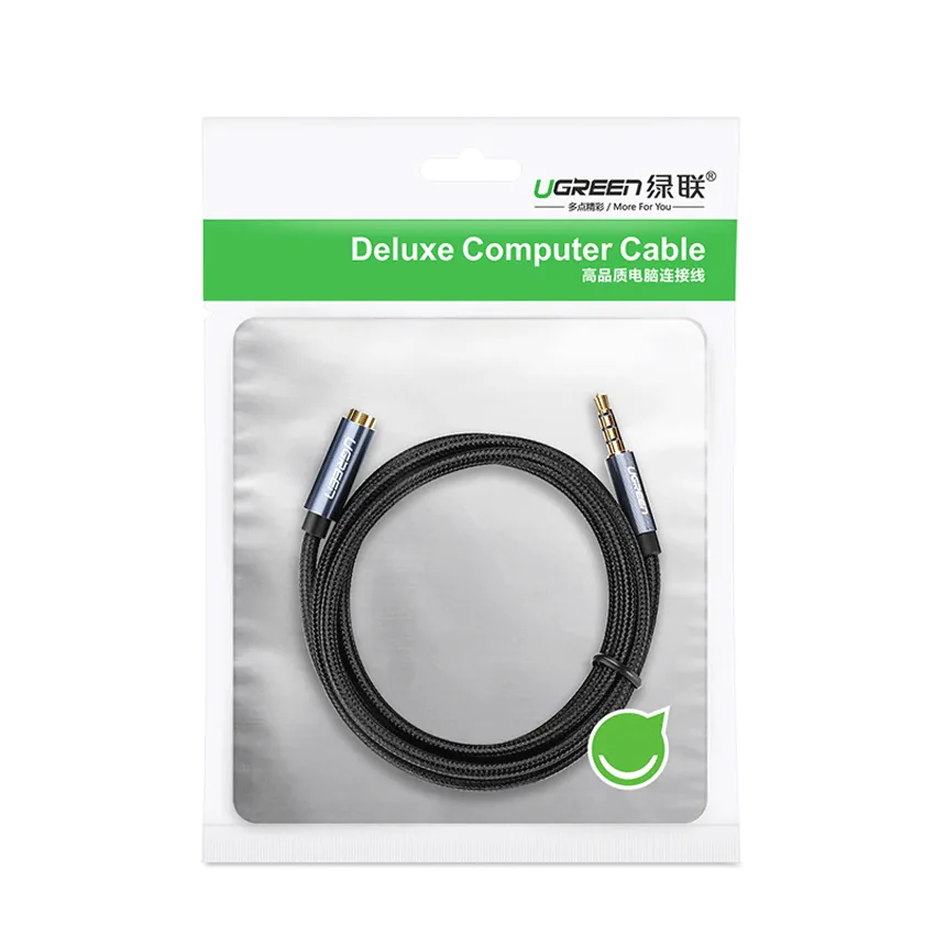 Cáp nối dài âm thanh AUX 3.5mm 1,5M Ugreen 40674 (hỗ trợ Mic) thumb 4