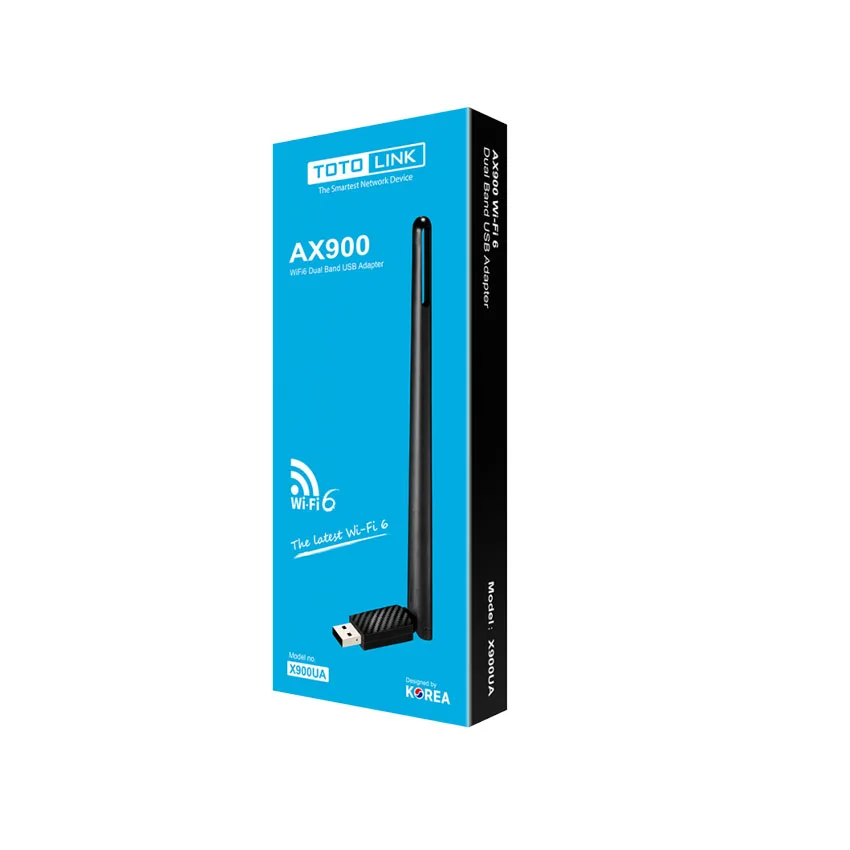 Card Mạng không dây USB Totolink X900UA Wifi 6 băng tần kép AX900 thumb 5