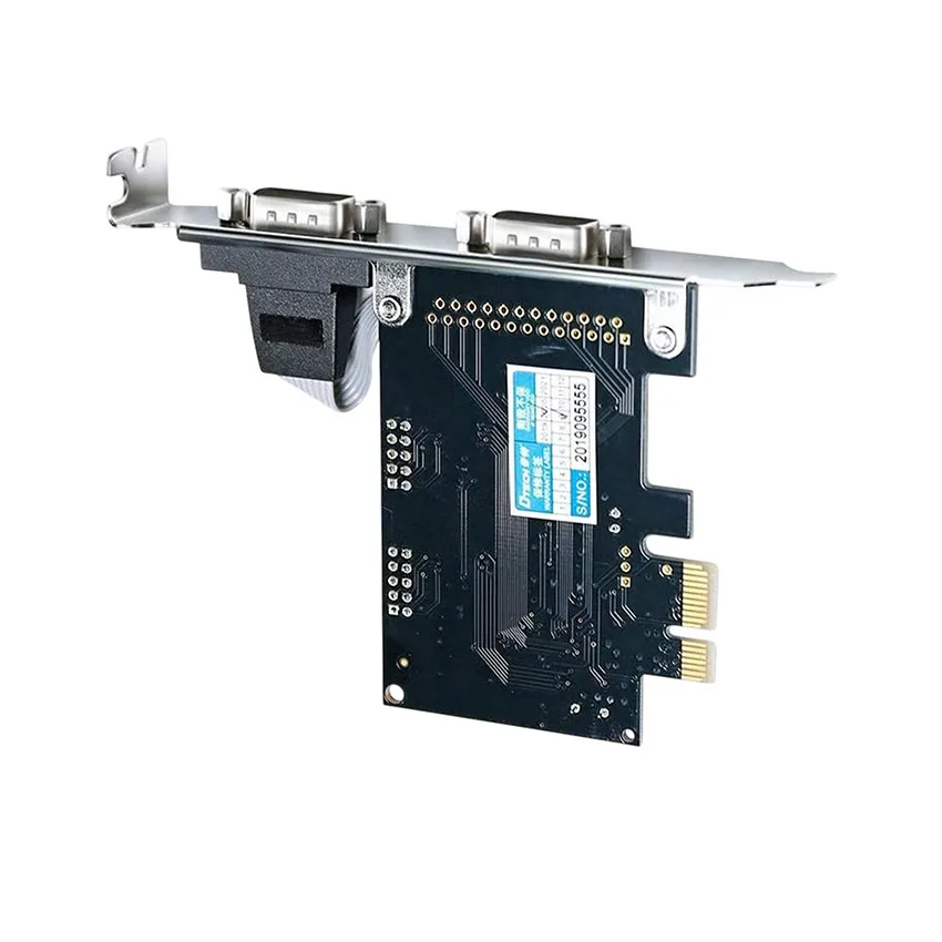 Card PCI-E to 2 Com RS232 DB9 Dtech PC0085 thumb 4