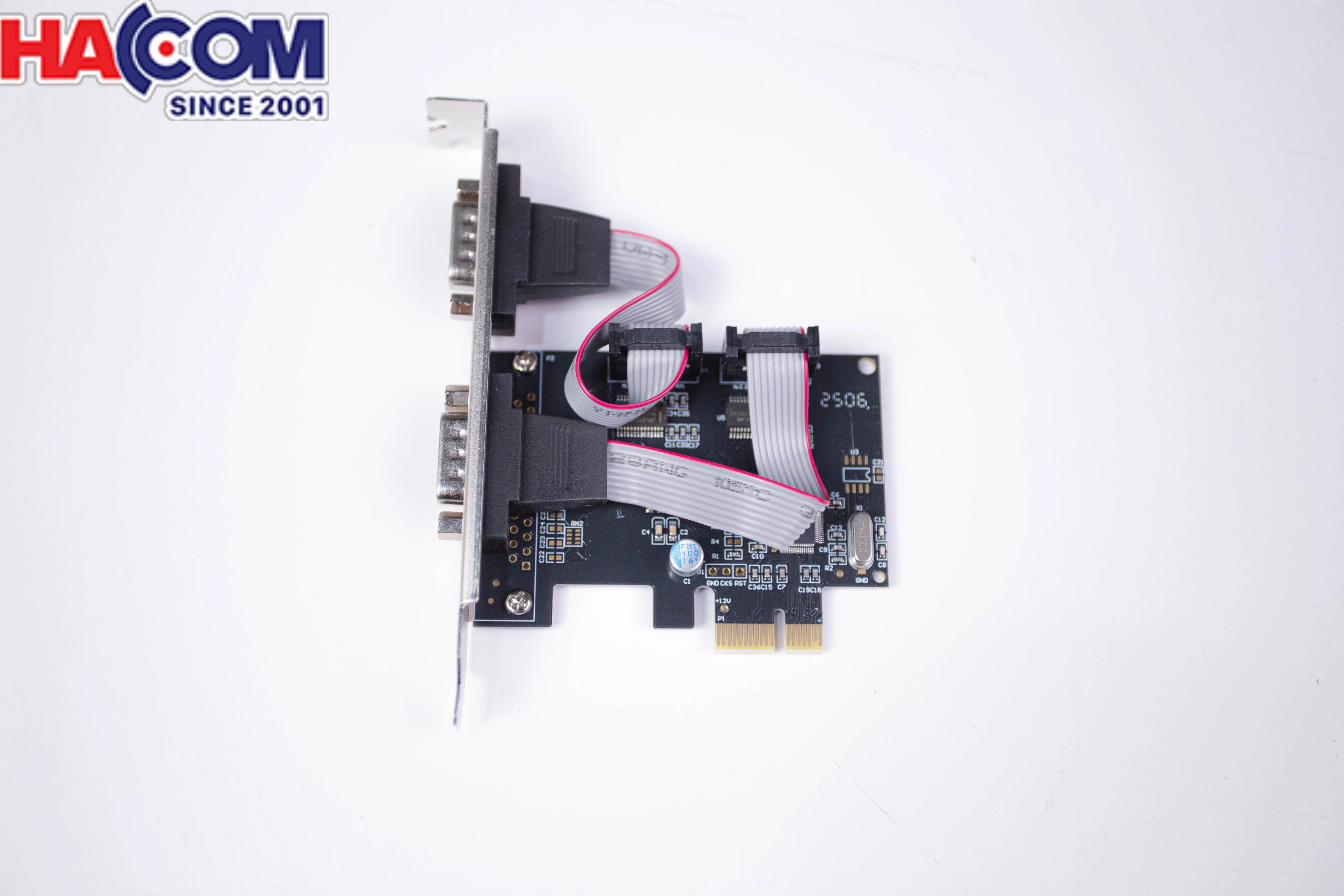 Card PCI-E to 2 Com RS232 DB9 Dtech PC0085 thumb 8