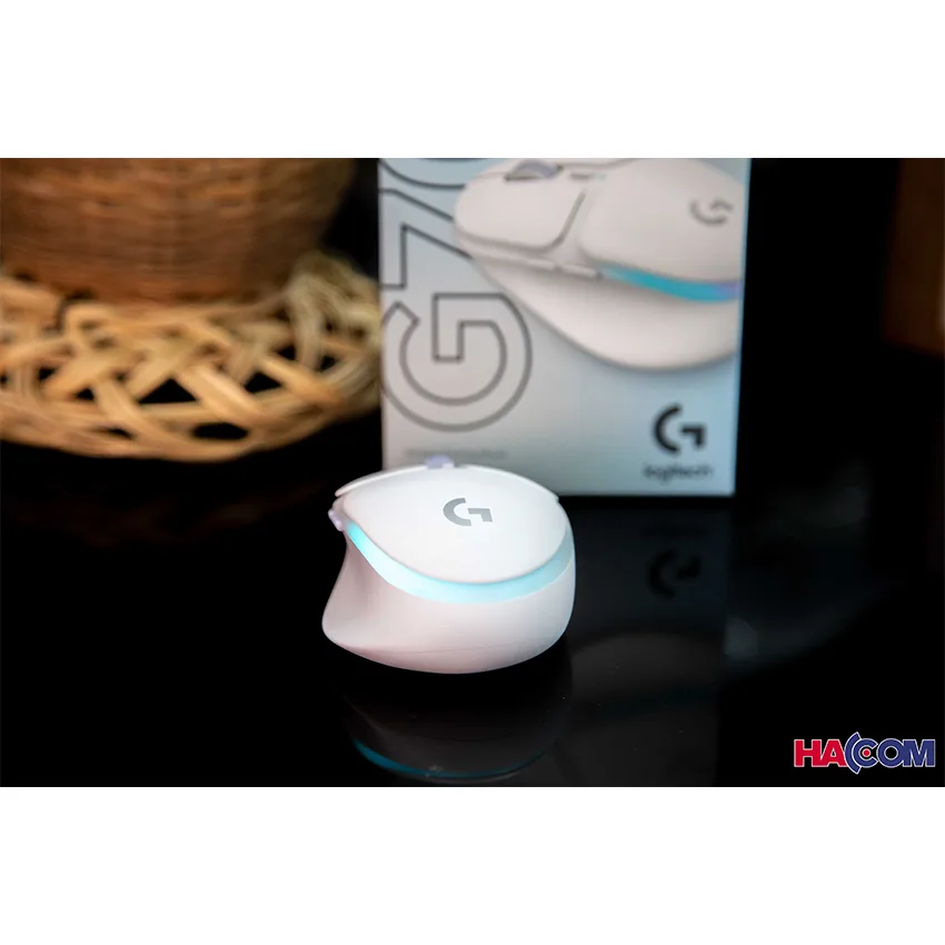 Chuột game không dây Logitech G705 RGB Aurora Off White (910-006369) thumb 5