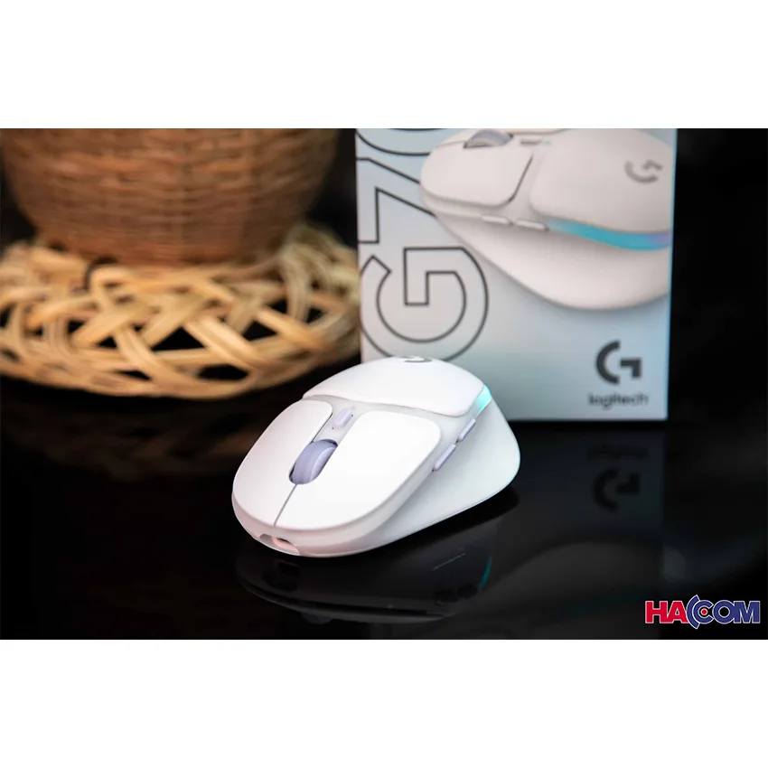 Chuột game không dây Logitech G705 RGB Aurora Off White (910-006369) thumb 7