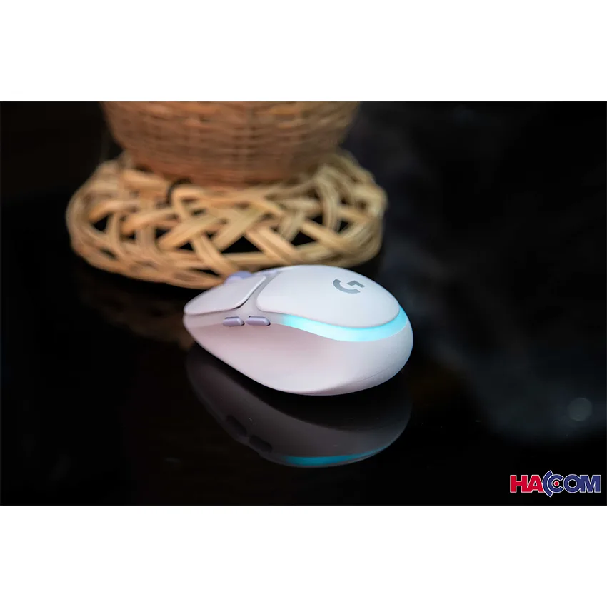 Chuột game không dây Logitech G705 RGB Aurora Off White (910-006369) thumb 8