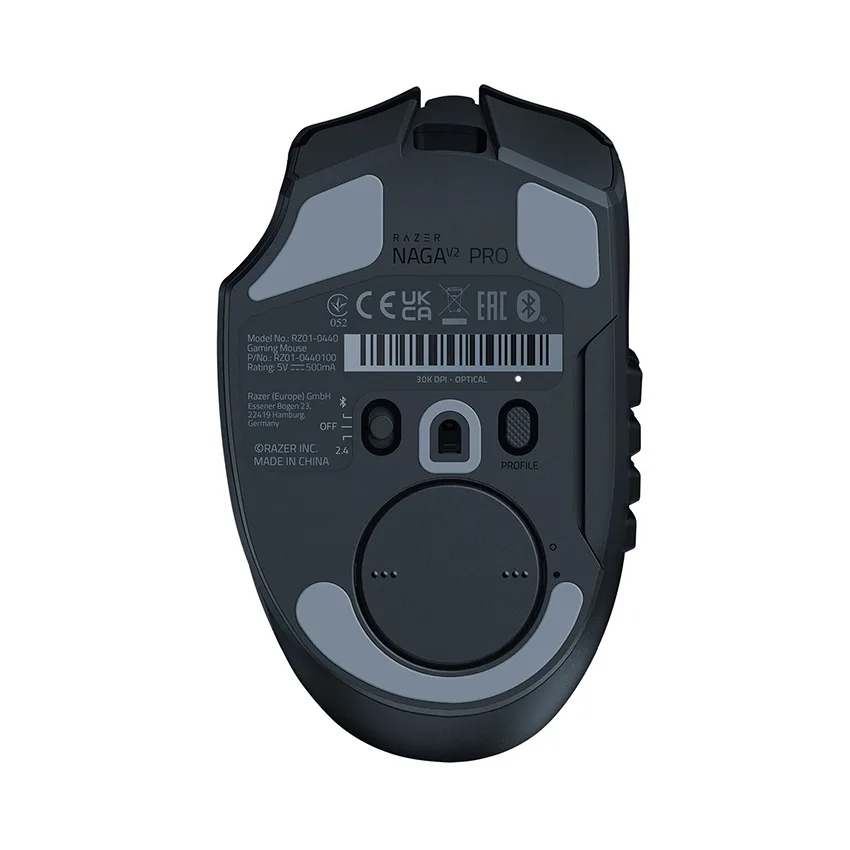 Chuột game không dây Razer Naga Pro V2 Wireless MMO (RZ01-04400100-R3A1) )(USB/Bluetooth/RGB) thumb 4