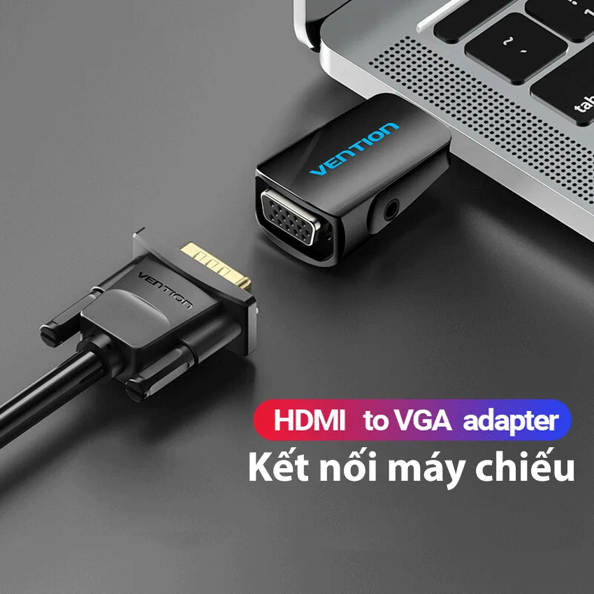 Đầu chuyển đổi từ HDMI sang VGA + Audio 3.5mm Vention AIDB0 thumb 4