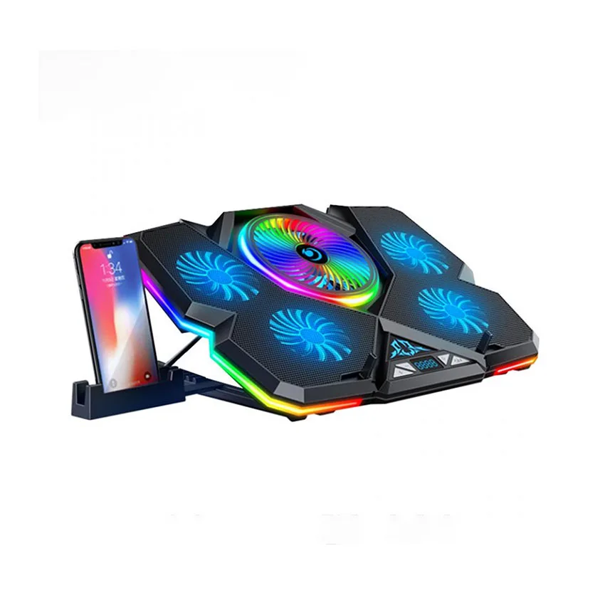 Đế tản nhiệt Laptop COOLCOLD 17inch 5FAN RGB  màu đen 13/K44 thumb 3