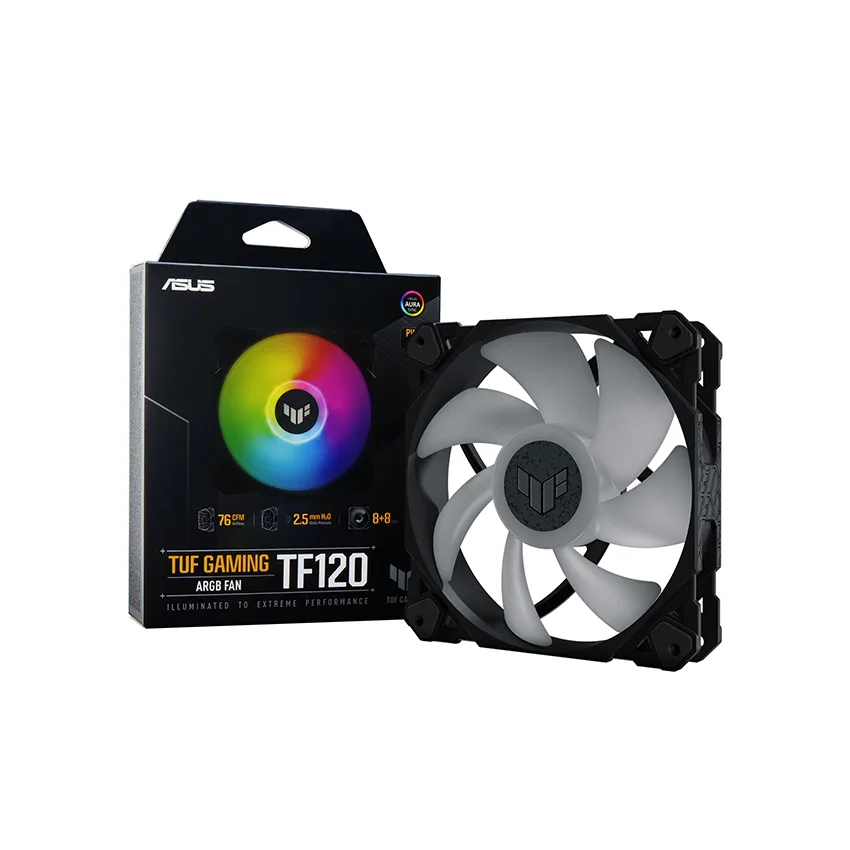 Fan Case Asus TUF GAMING TF120 ARGB 3IN1 ( Pack 3 Fan 12cm / Có Hub) thumb 5