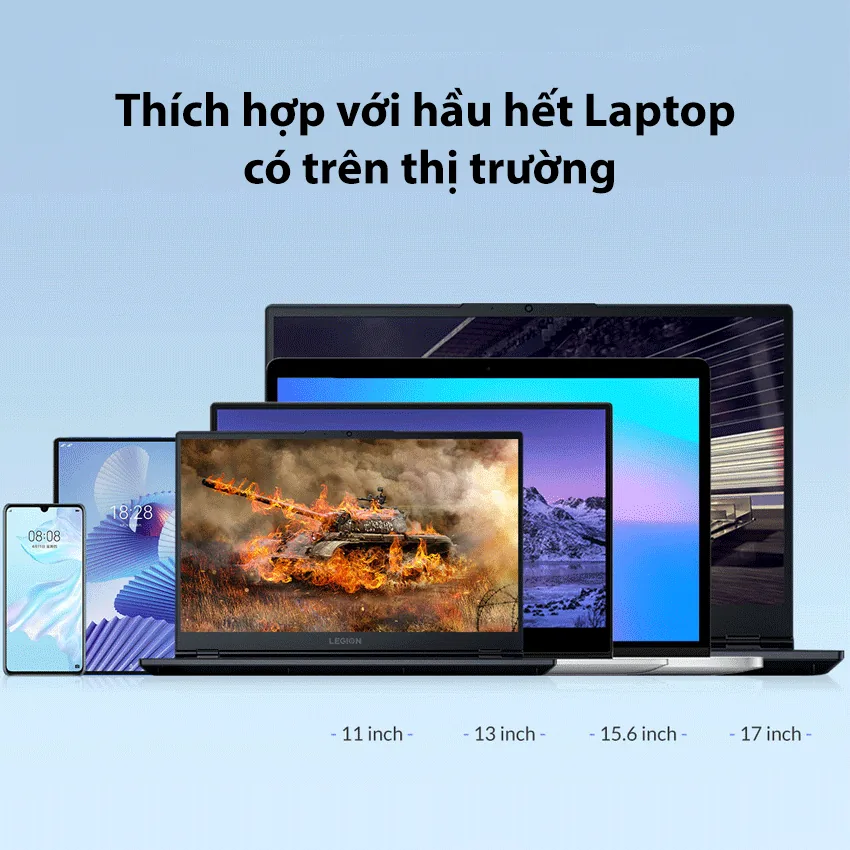 Giá đỡ laptop Orico PFB-A24-BK-BP 7 mức độ màu bạc thumb 3