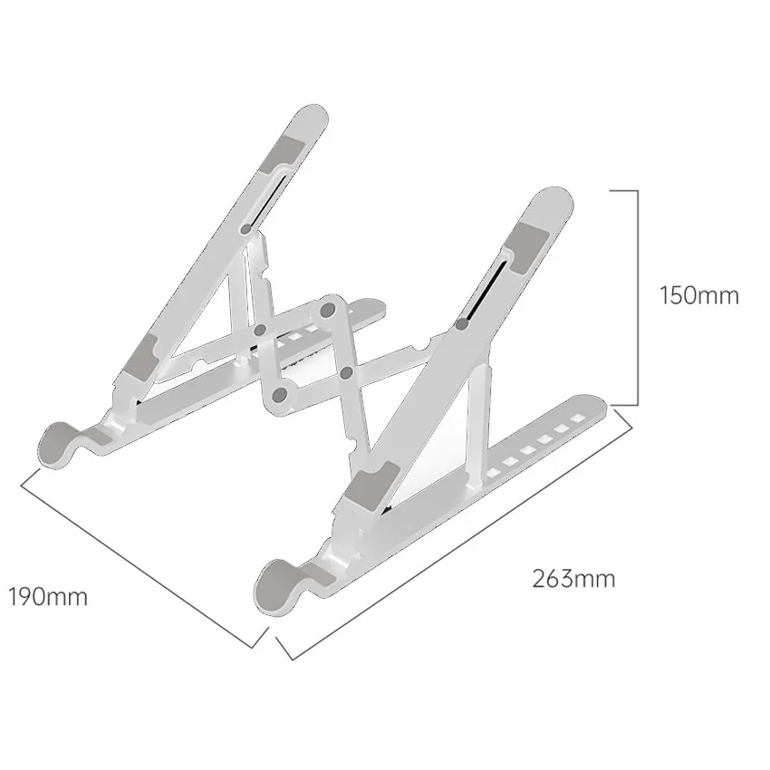 Giá đỡ laptop Orico PFB-A24-BK-BP 7 mức độ màu bạc thumb 6