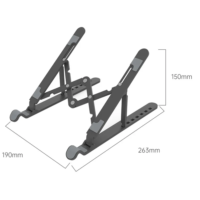 Giá đỡ laptop Orico PFB-A24-BK-BP 7 mức độ màu đen thumb 6