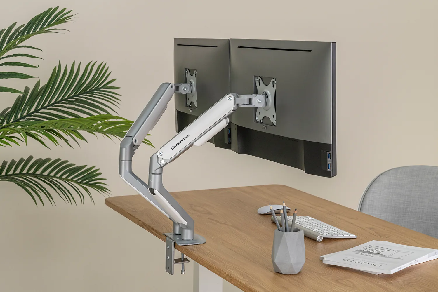Giá Treo Màn Hình Human Motion T6Pro-2 - WHT - Màu Trắng (17 inch - 32 inch) thumb 6