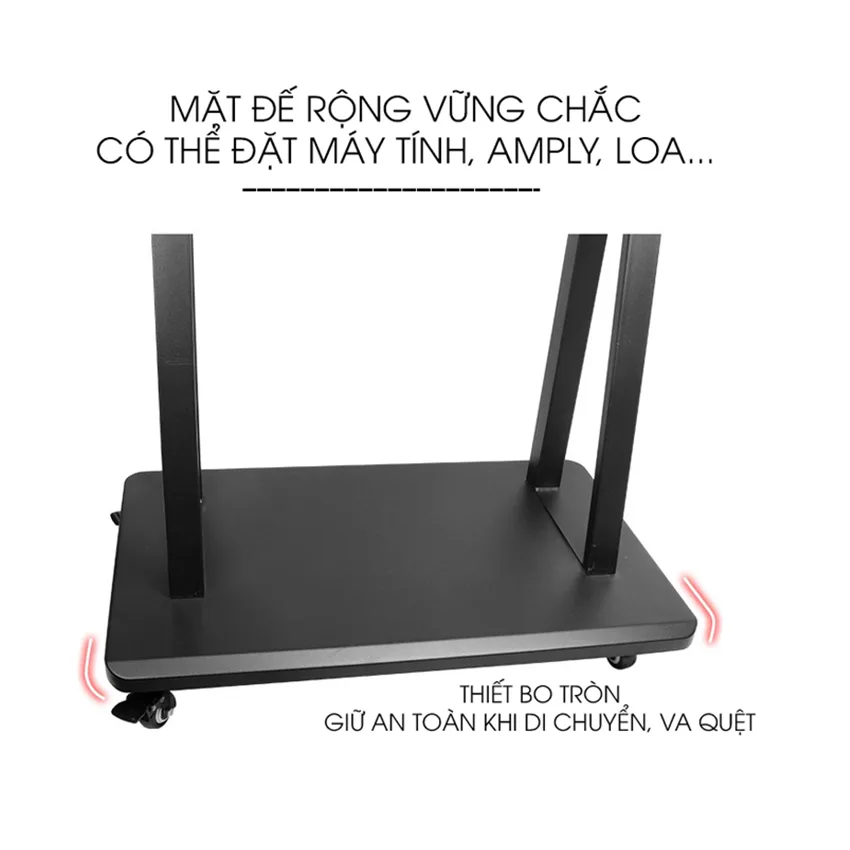 Giá treo tivi di động E1900 (32-70 inch) (Đặt được PC, máy chơi game) thumb 4