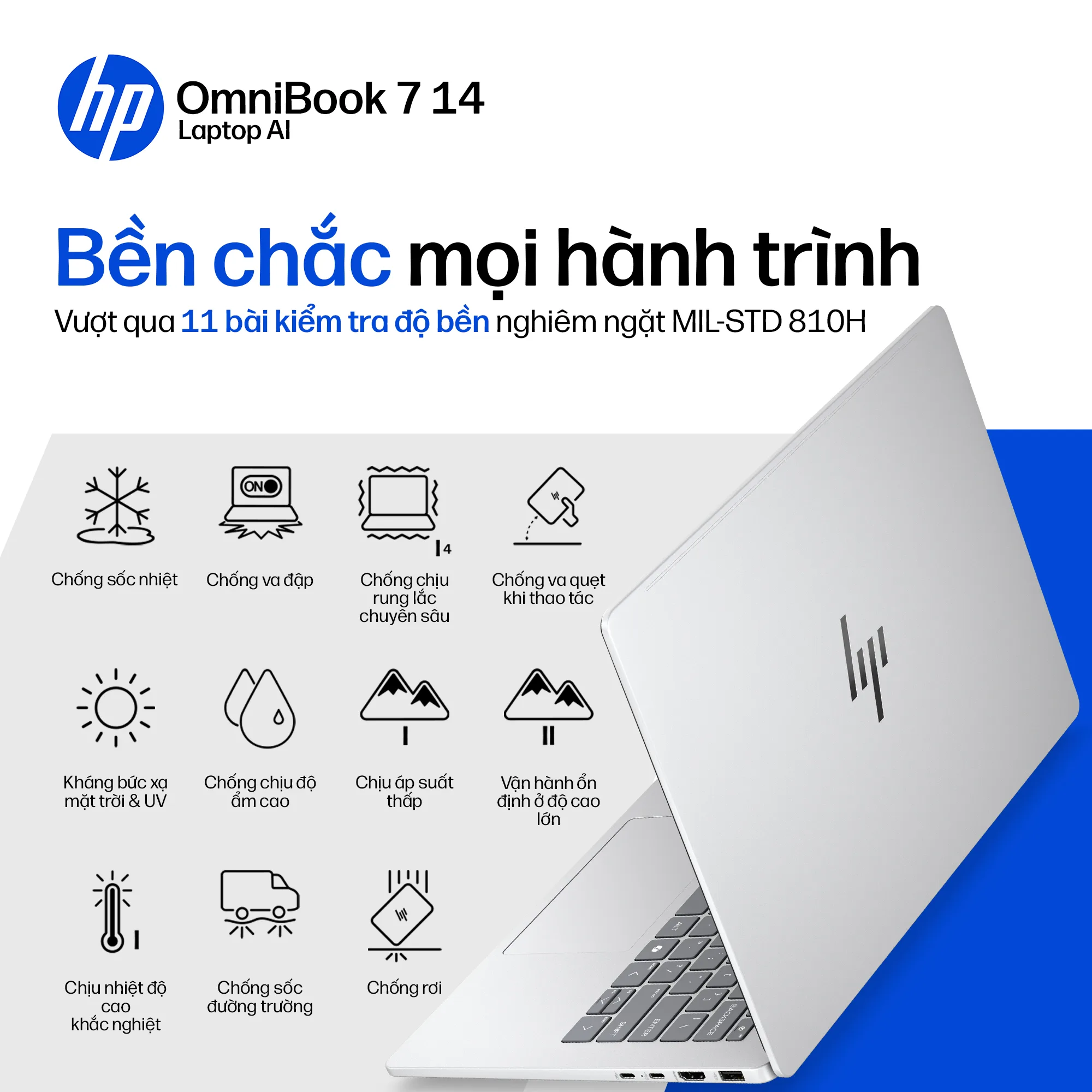 Laptop HP OmniBook 7 14-fr0033TU (C1MN2PA) (Ultra 5 225U/16GB RAM/512GB SSD/14 WUXGA/Win11&OfficeHS24+365/Bạc) thumb 2