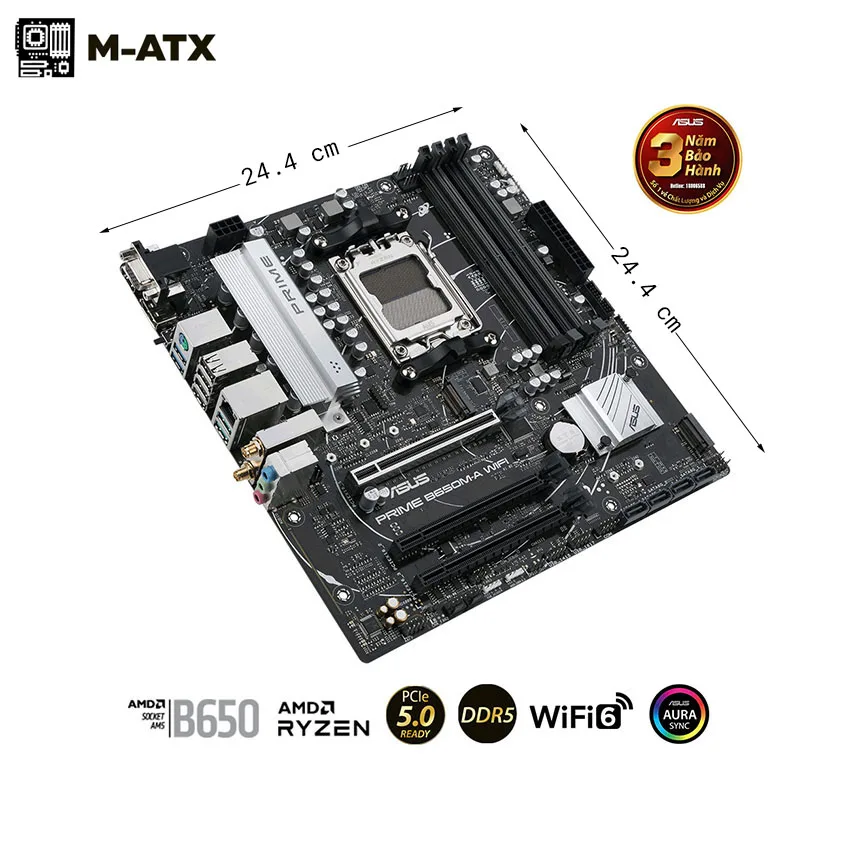 Mainboard ASUS PRIME B650M-A-CSM thumb 3