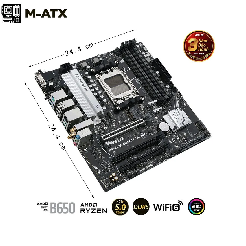 Mainboard ASUS PRIME B650M-A WIFI-CSM thumb 3