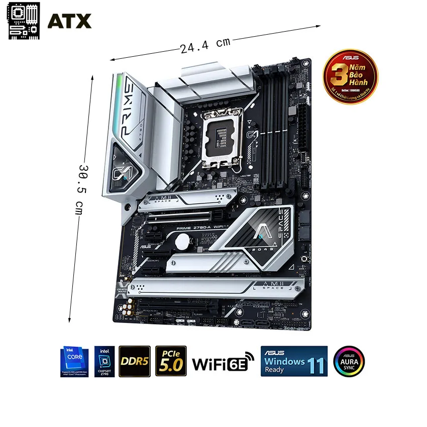 Mainboard ASUS PRIME Z790-A WIFI-CSM DDR5 thumb 3