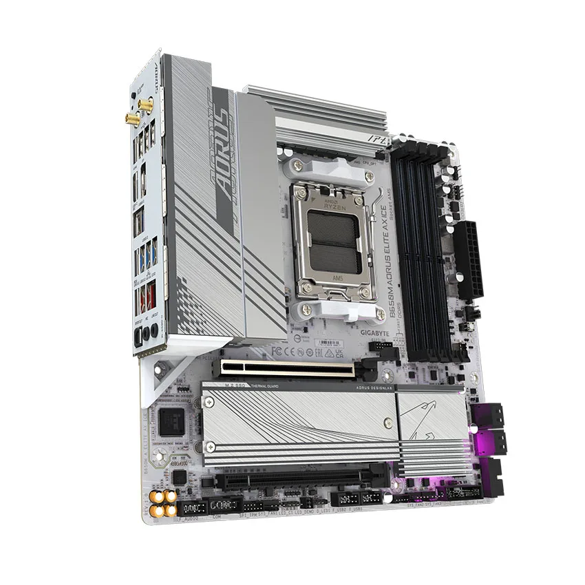 Mainboard Gigabyte B650M AORUS ELITE AX ICE DDR5 thumb 2