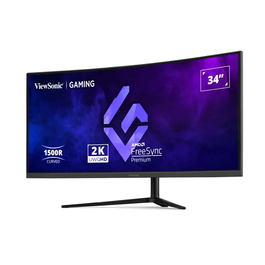 Màn hình ViewSonic VX3418C-2K (34 inch/UWQHD/VA/180Hz/1ms/loa/cong) thumb 3