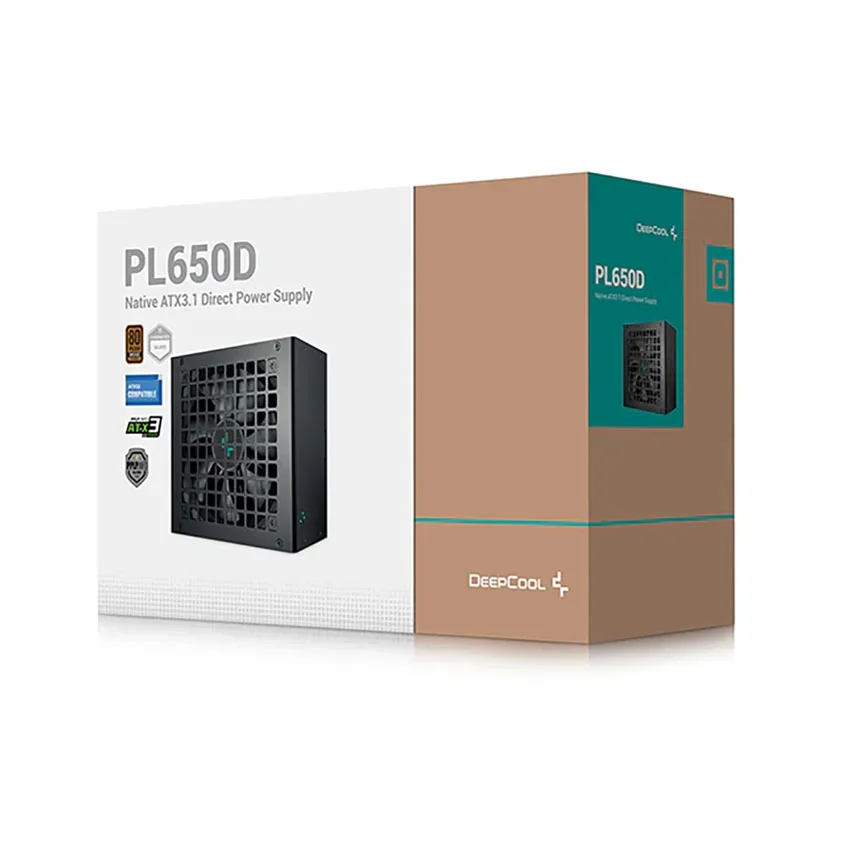 Nguồn DEEPCOOL PL650D 650W (80+ Bronze/PCIe5/màu đen) thumb 6