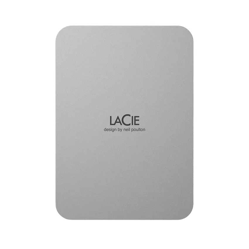 Ổ cứng di động 4TB USB-C USB 3.2 Gen1 LaCie Munich Mobile Drive Màu Bạc - STLP4000400