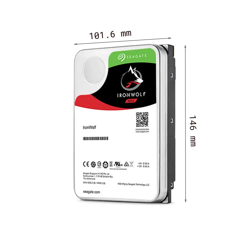Ổ Cứng HDD SEAGATE IronWolf 4TB 3.5 inch, 5400RPM, SATA III3, 256MB Cache (ST4000VN006) thumb 2