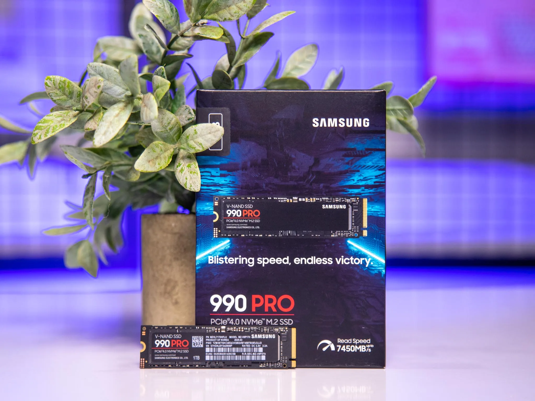 Ổ Cứng SSD Samsung 990 Pro 1TB – M.2 2280 PCIe Gen4 x4 (Đọc 7450MB/s - Ghi 6900MB/s) - (MZ-V9P1T0BW)  thumb 8