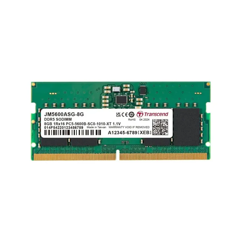 Ram Laptop Transcend (JM5600ASG-8G) 8GB (1x8GB) DDR5 5600MHz thumb 2