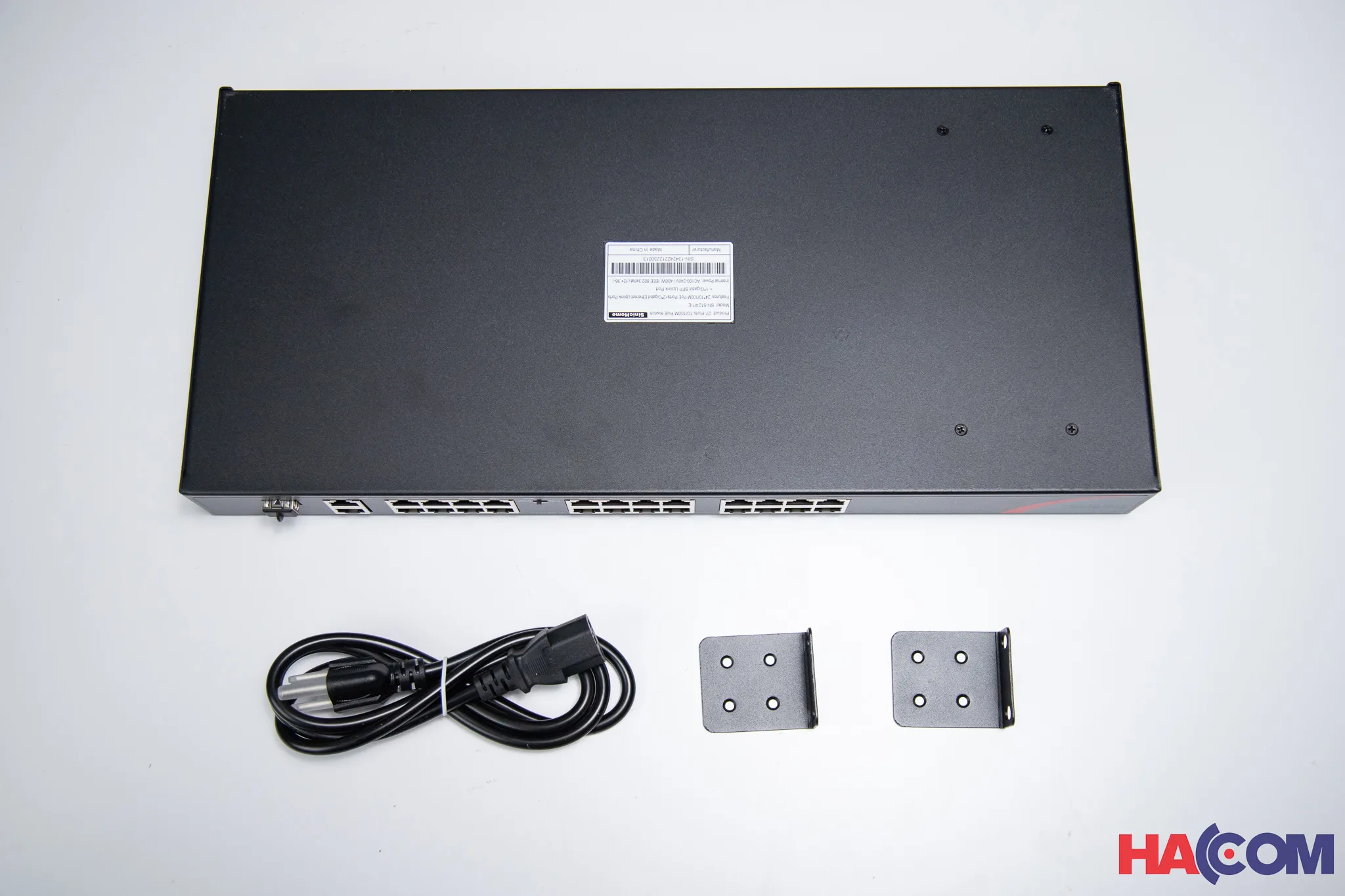 Switch POE SinicHome SN-5124P-E/24 POE/ 2 uplink1000M/1 uplink SFP/400W thumb 4