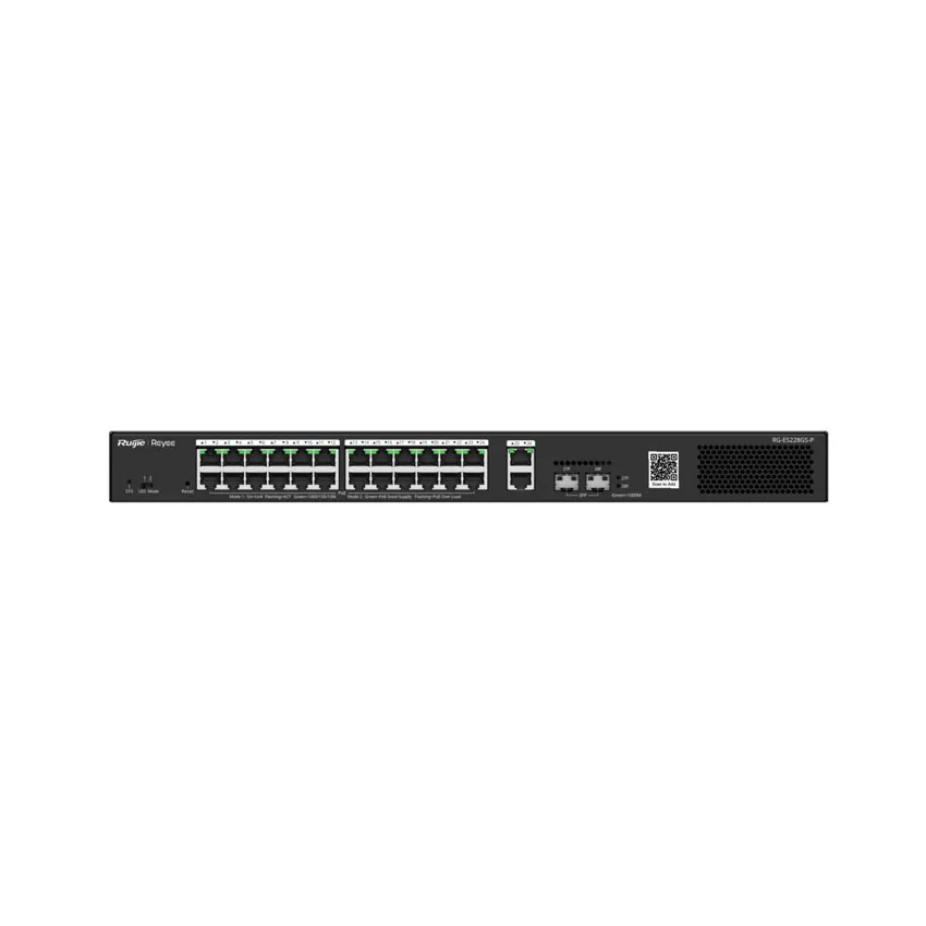 Switch Ruijie Reyee RG-ES228GS-P 28 Port (26 x 10/100/1000Base-T, 24 x PoE+ ports) thumb 6