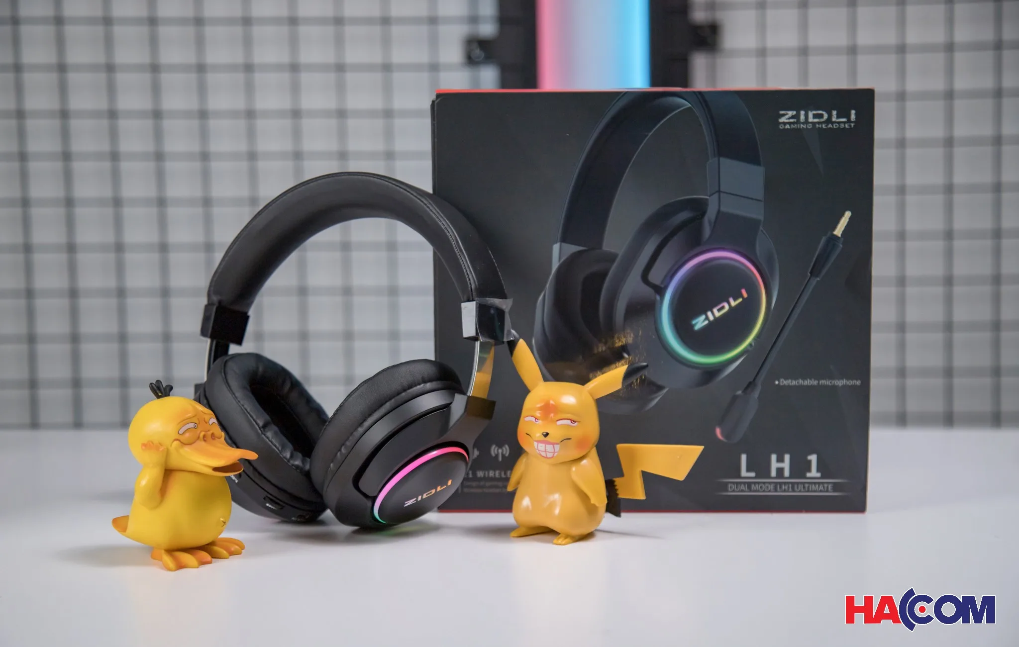 Tai nghe không dây Gaming Zidli LH1 Ultimate (7.1, 2.4G, LED RGB) thumb 5