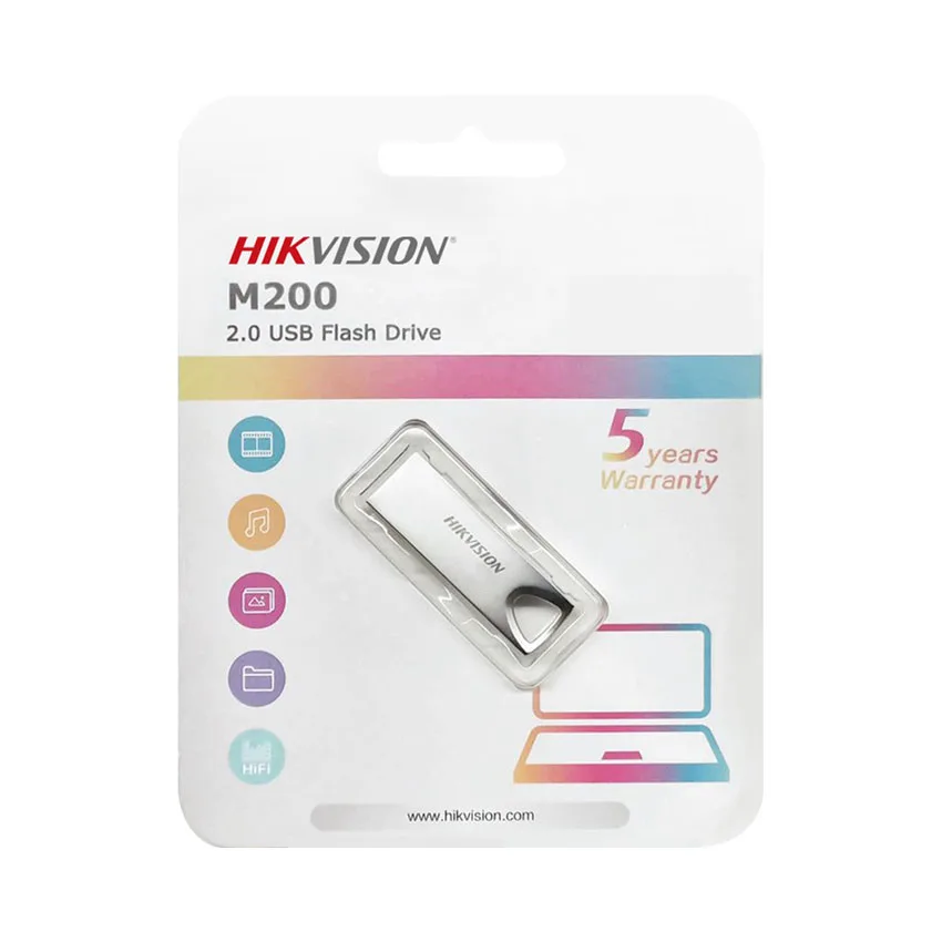 USB Hikvision 8GB M200 (USB 2.0) HS - USB - M200/8G - Kim Loại, Chống Sốc, Chống Nước