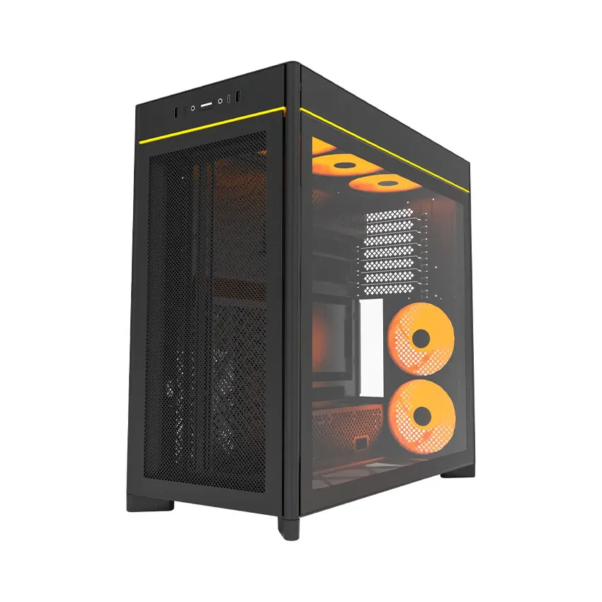 Vỏ Case MONTECH HS01 PRO Black (ATX/5 fan ARGB) thumb 6