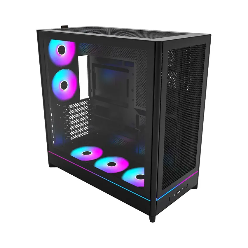 Vỏ Case MONTECH HS01 PRO Black (ATX/5 fan ARGB) thumb 2