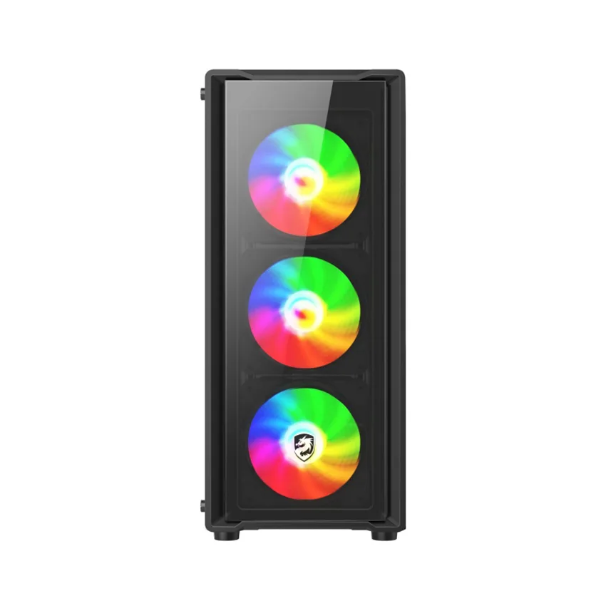 Vỏ Case VITRA CERES V305-G 3FRGB BLACK   (Mid Tower/Màu Đen/ Kèm sẵn 3 Fan RGB) thumb 3