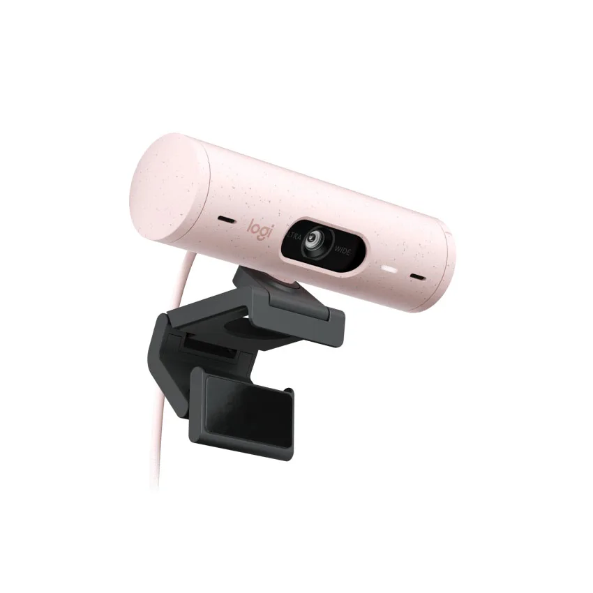 Webcam Logitech Brio 500 - Màu hồng thumb 5
